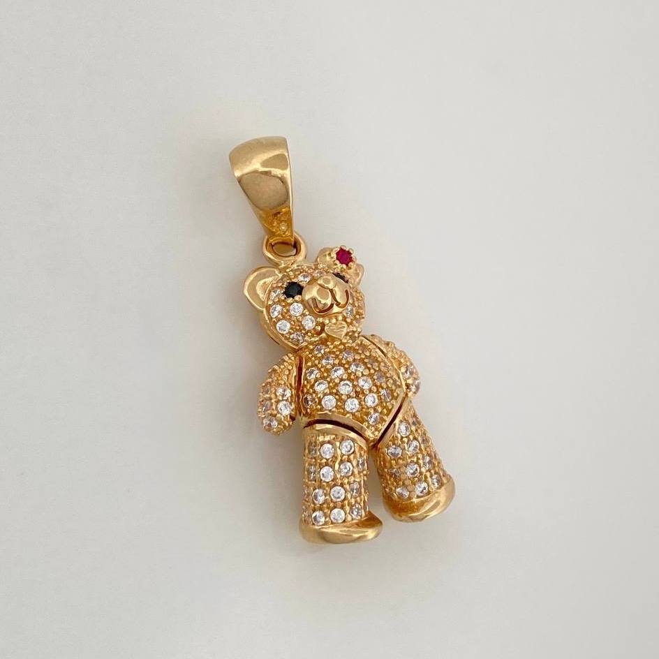 Dije Oso Articulado Moño 4.6 g / 2.9 cm Oro Amarillo 18K