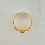 Anillo Correa Corona 2.35gr / T6 1/2 / Oro Amarillo 18K *