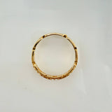 Anillo Cajón Tupido 2.6gr / T8 / Oro Amarillo 18K ©