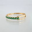 Anillo Carril Hueco 0.9gr / T5 3/4 / Oro Amarillo 18K