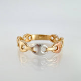 Anillo GC 1.6gr / T6 / Tres Oros 18K *