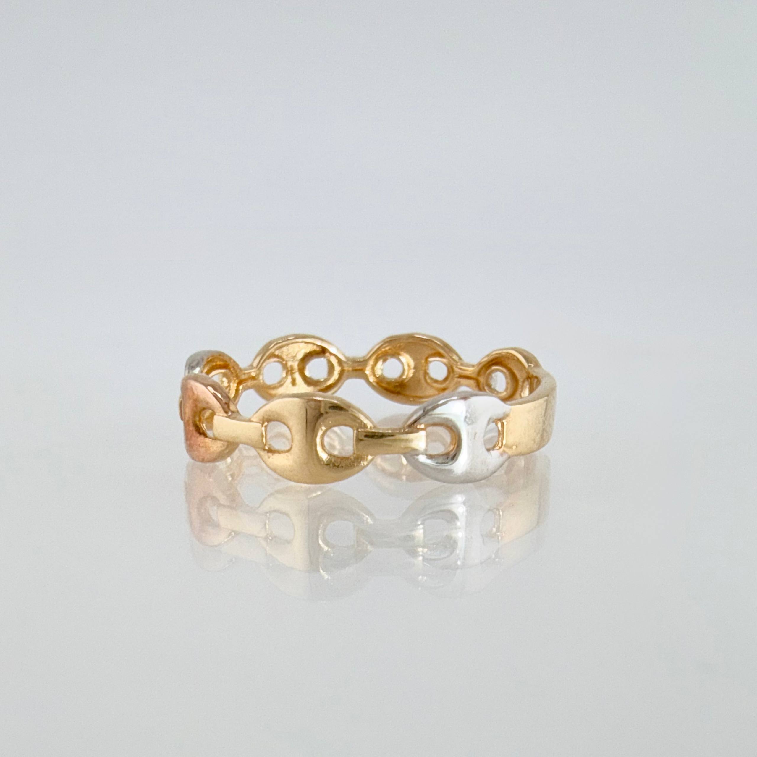 Anillo GC 1.6gr / T6 / Tres Oros 18K *