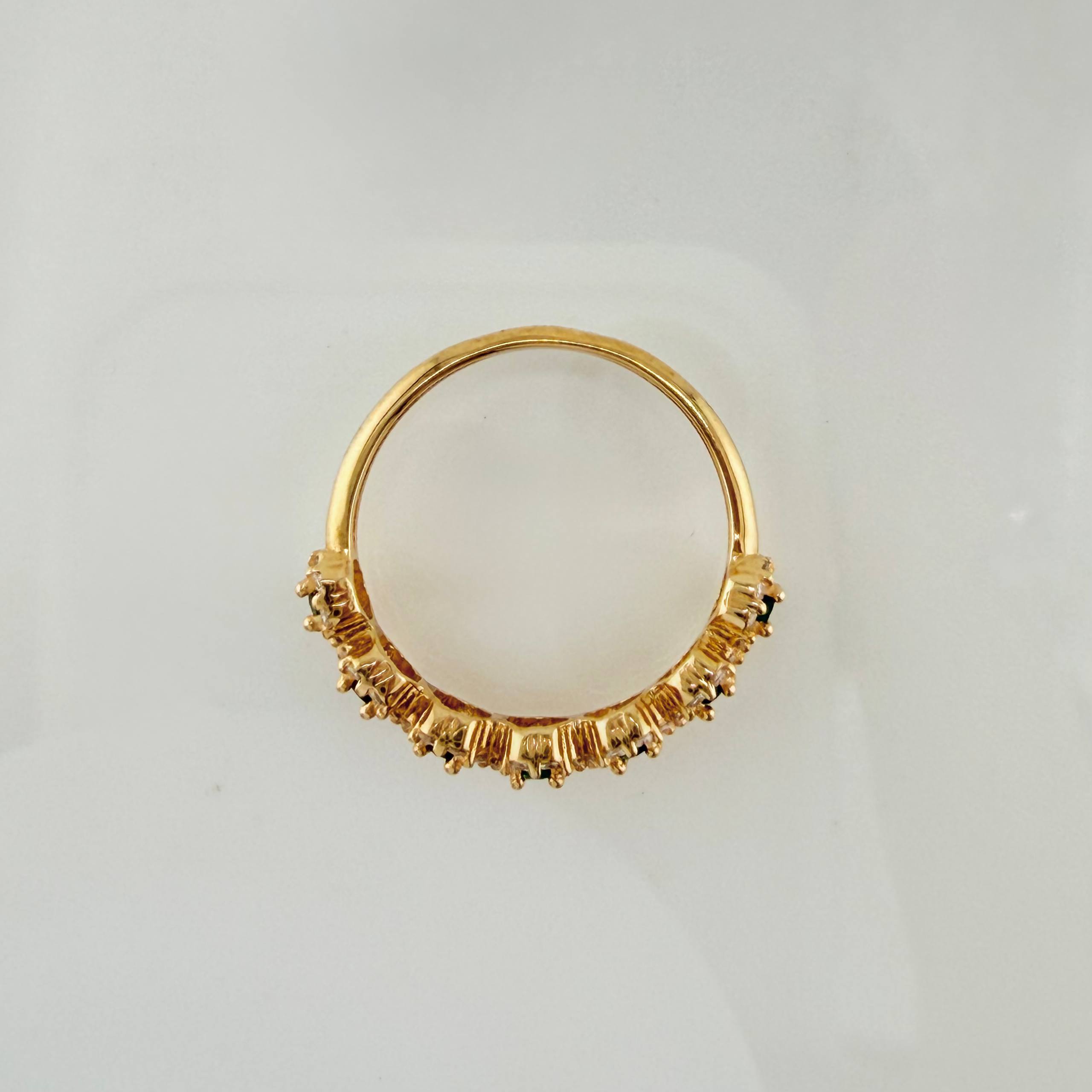 Anillo Churumbela Tupido 2.25gr / T6 1/4 / Oro Amarillo 18K *