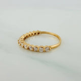 Anillo Churumbela 1.8gr / T6 3/4 / 2.1cm / Oro Amarillo 18K $