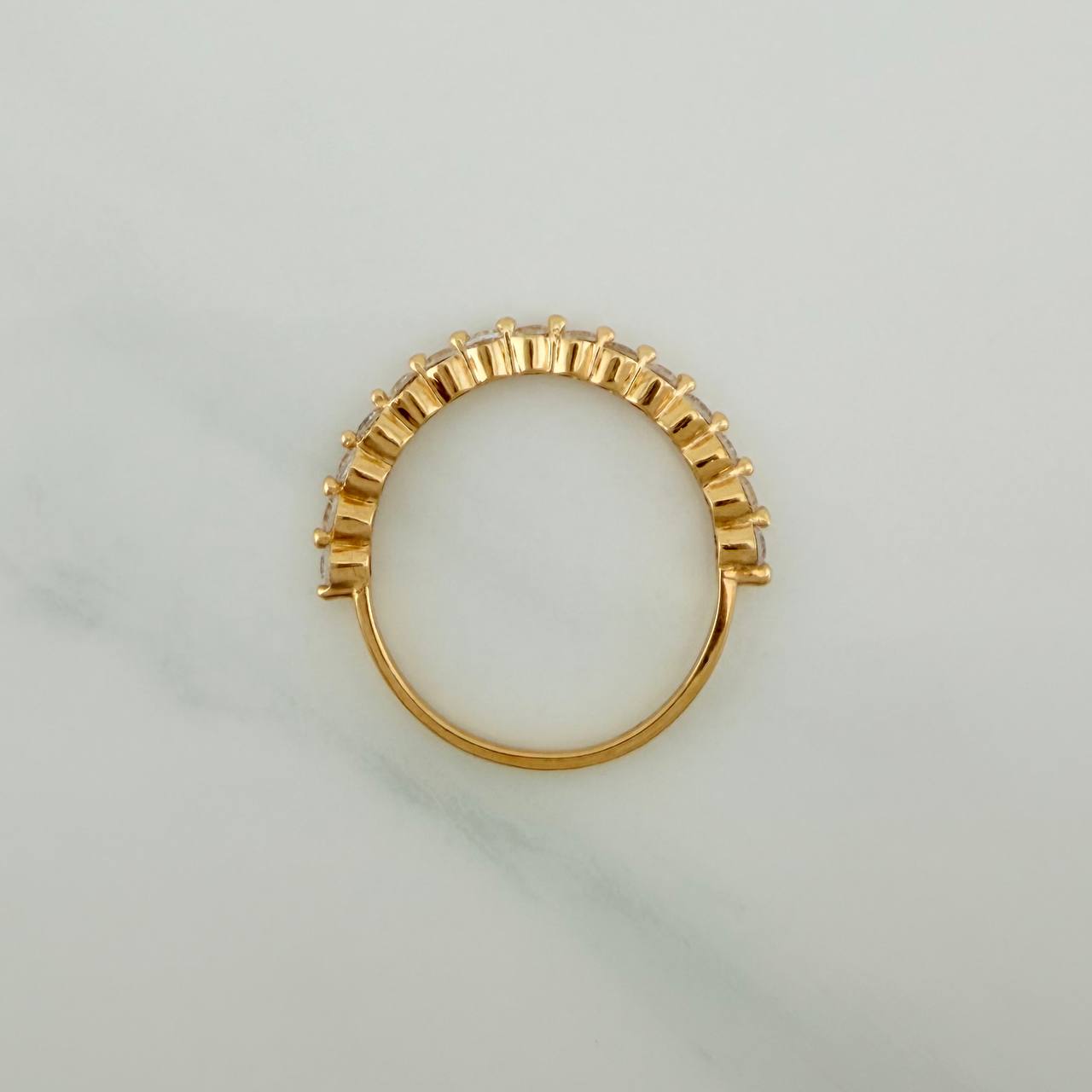Anillo Churumbela 1.8gr / T6 3/4 / 2.1cm / Oro Amarillo 18K $