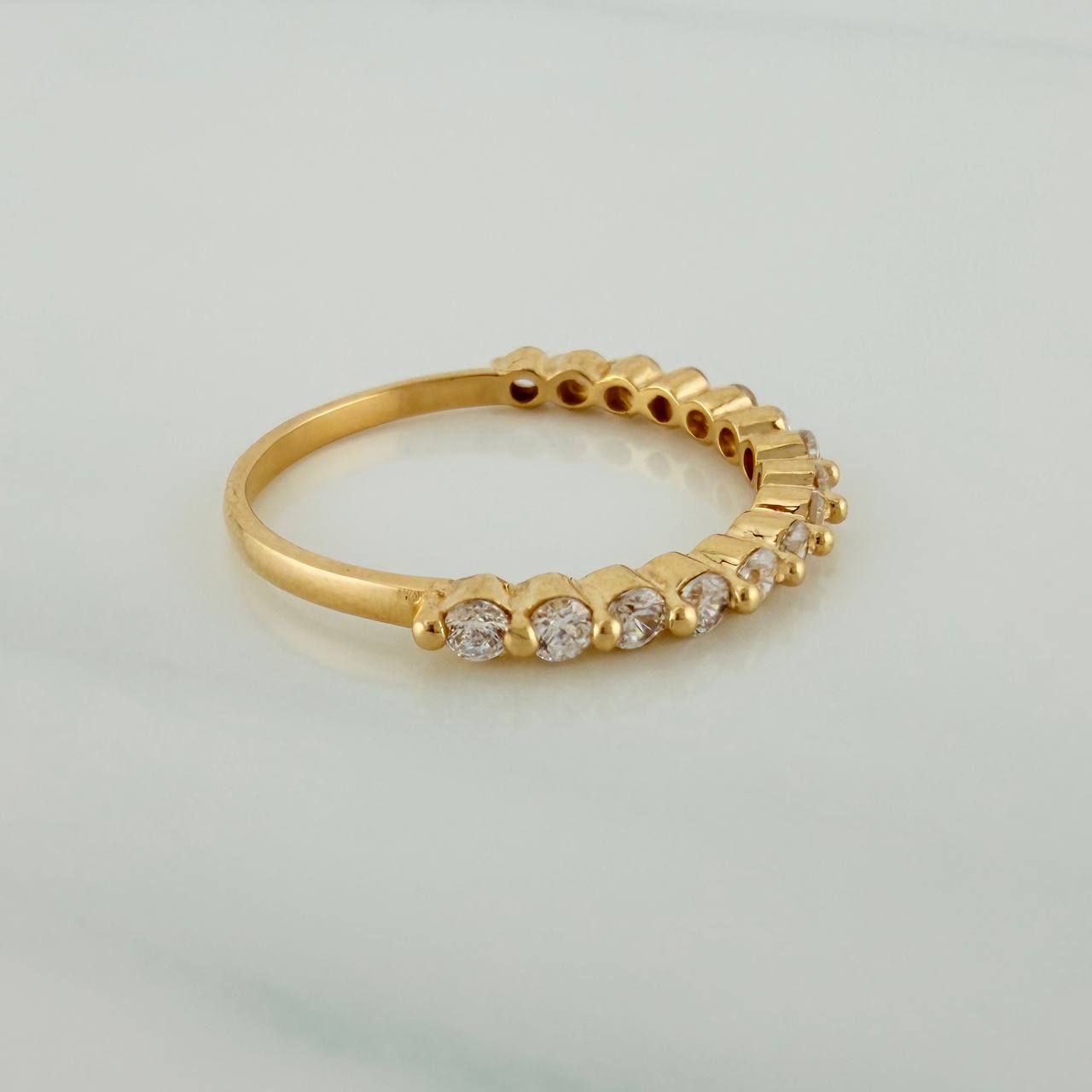 Anillo Churumbela 1.8gr / T6 3/4 / 2.1cm / Oro Amarillo 18K $