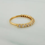 Anillo Churumbela 1.8gr / T6 3/4 / 2.1cm / Oro Amarillo 18K $