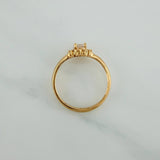Anillo Flor De Loto 2.2gr / T5 3/4 / 2.1cm / Oro Amarillo 18K $