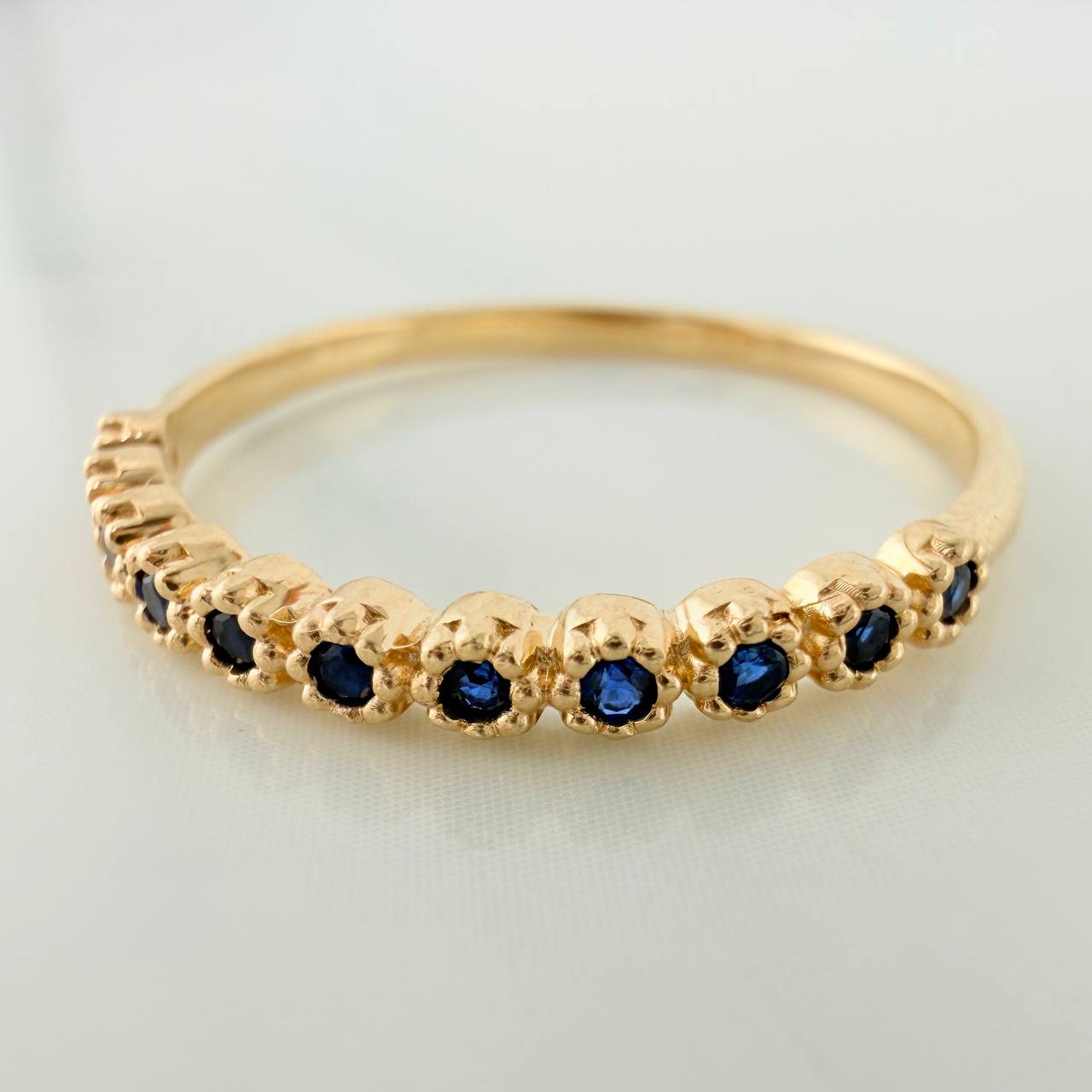 Anillo Churumbela 1.55gr / T7 3/4 / 2.2cm / Oro Amarillo 18K $