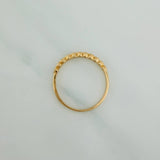 Anillo Churumbela 1.55gr / T7 3/4 / 2.2cm / Oro Amarillo 18K $
