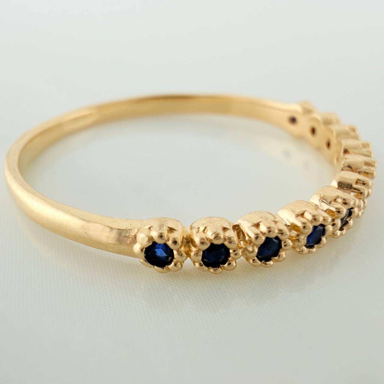 Anillo Churumbela 1.55gr / T7 3/4 / 2.2cm / Oro Amarillo 18K $