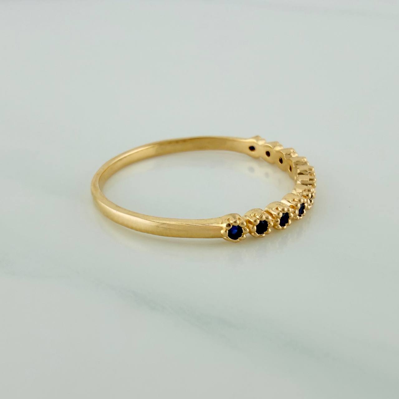 Anillo Churumbela 1.55gr / T7 3/4 / 2.2cm / Oro Amarillo 18K $