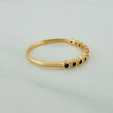 Anillo Churumbela 1.55gr / T7 3/4 / 2.2cm / Oro Amarillo 18K $