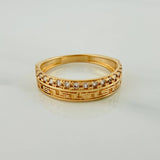 Anillo Churumbela Tribal 2.7gr / T5 3/4 / 2cm / Oro Amarillo 18K