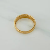 Anillo Churumbela Tribal 2.7gr / T5 3/4 / 2cm / Oro Amarillo 18K