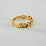 Anillo Churumbela Tribal 2.7gr / T5 3/4 / 2cm / Oro Amarillo 18K
