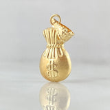 Dije Bolsa Dinero 0.8gr / 2.5cm / Oro 18K