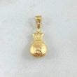 Dije Bolsa Dinero 0.75gr / 2.2cm / Oro 18K