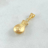 Dije Bolsa Dinero 0.8gr / 2.2cm / Oro 18K