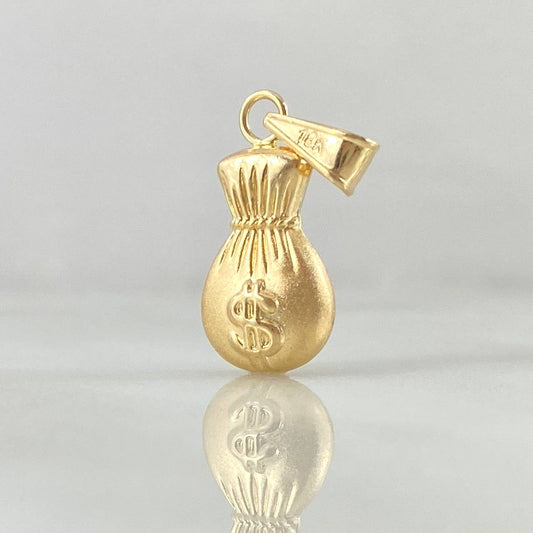 Dije Bolsa Dinero 0.8gr / 2.2cm / Oro 18K