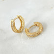 Candongas Rusticas 2.5gr / 1.2cm / Oro 18K
