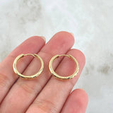 Candongas Yiss Corazones 2.45gr / 1.7cm / Oro 18K