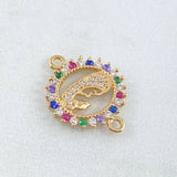Herraje Virgen Maria 1.85gr / 2cm / Oro 18K