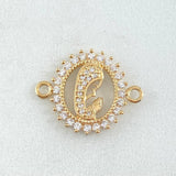Herraje Virgen Maria 1.9gr / 2cm / Oro 18K