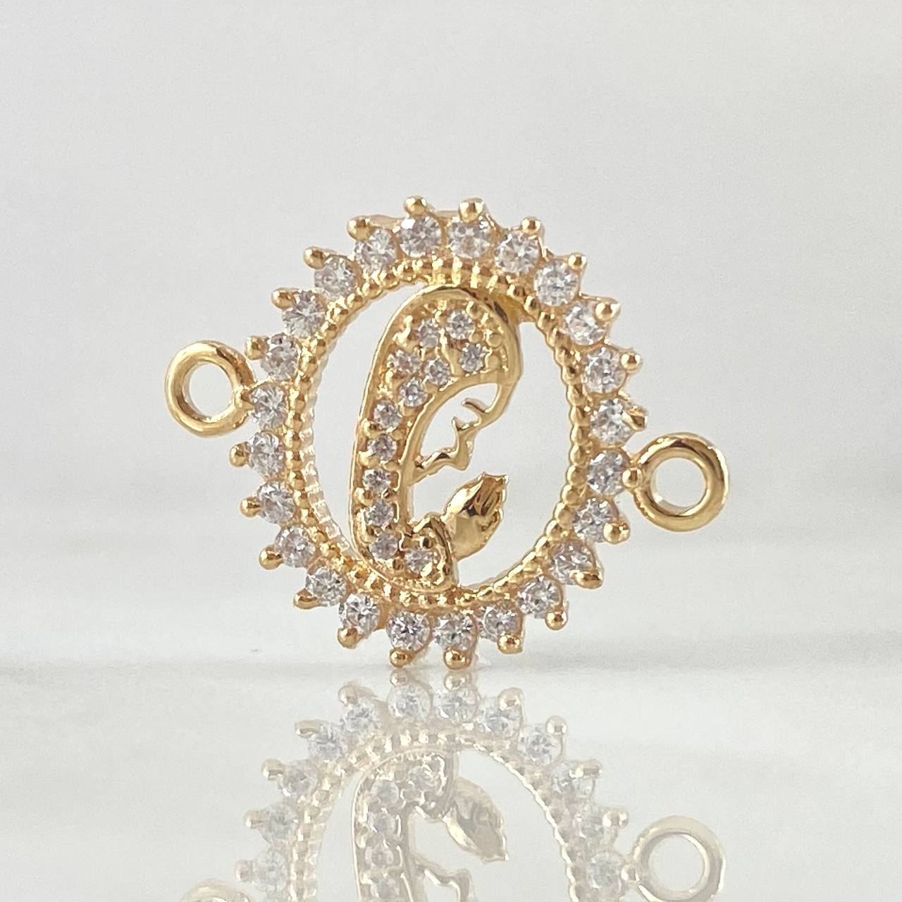 Herraje Virgen Maria 1.9gr / 2cm / Oro 18K