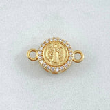 Herraje San Benito 1.7gr / 1.5cm / Oro 18K