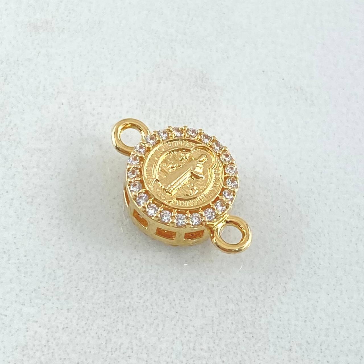 Herraje San Benito 1.7gr / 1.5cm / Oro 18K