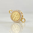 Herraje San Benito 1.7gr / 1.5cm / Oro 18K