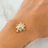 Herraje Tortuga Movil 2.6gr / 1.6cm / Oro 18K