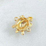 Herraje Tortuga Movil 2.65gr / 1.6cm / Oro 18K
