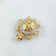 Herraje Tortuga Movil 2.65gr / 1.6cm / Oro 18K