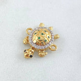 Herraje Tortuga Movil 2.65gr / 1.6cm / Oro 18K