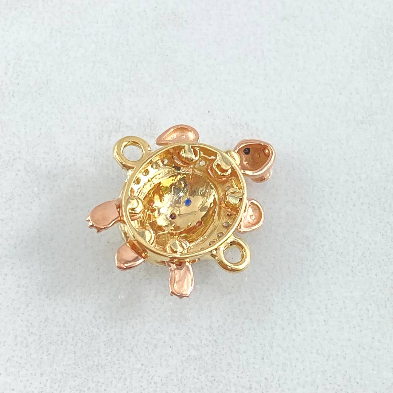 Herraje Tortuga Movil 2.6gr / 1.6cm / Oro 18K