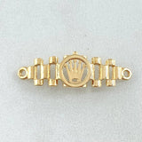 Herraje Correa Corona 1.2gr / 2.5cm / Oro 18K