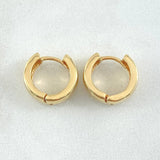 Candongas Lisas 3.85gr / 1.3cm / Oro 18K