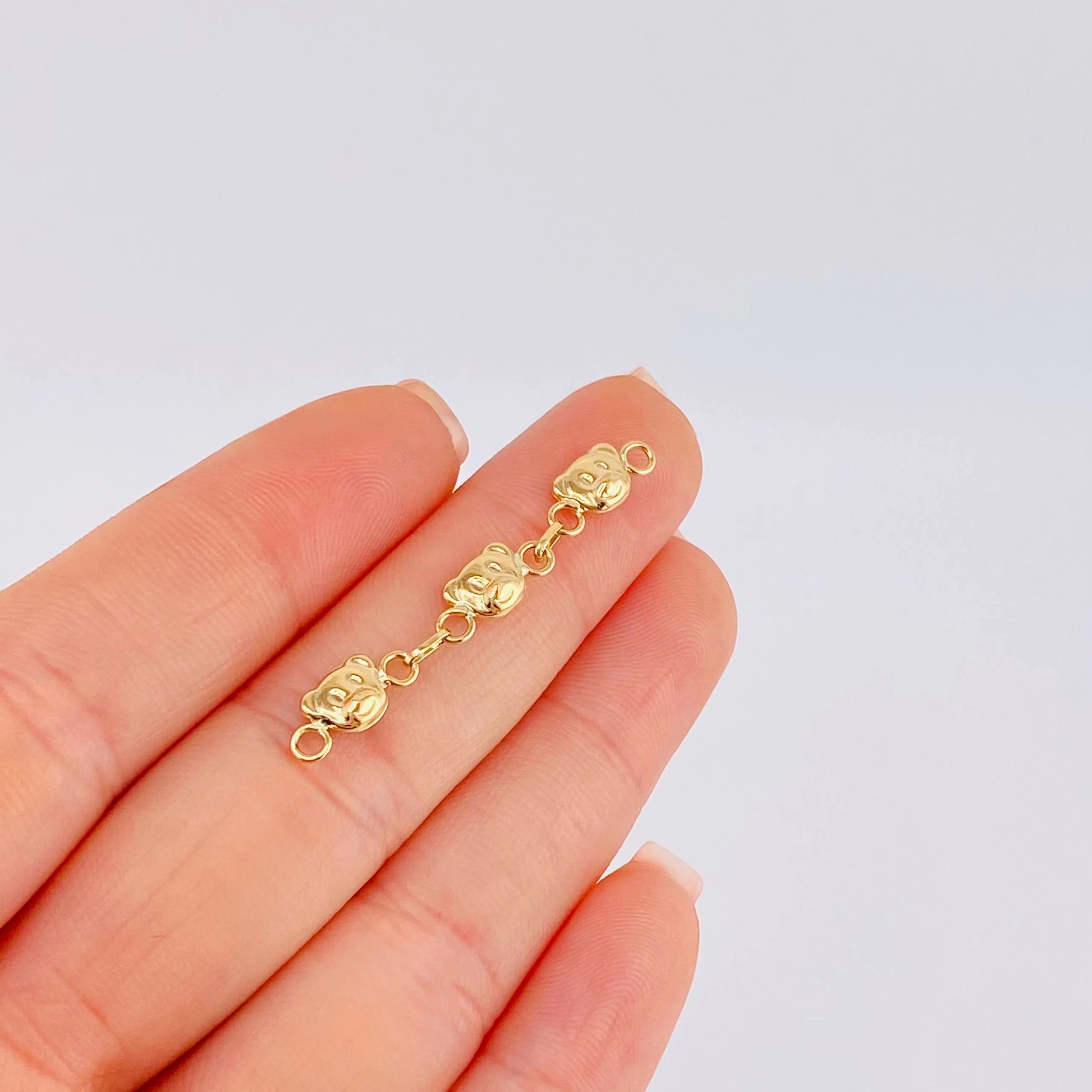 Herraje Retazo Oso 0.85 g / 4.1 cm Oro Amarillo 18K