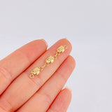 Herraje Retazo Cara De Oso 0.85 g / 4 cm Oro Amarillo 18K