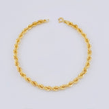 Pulso Lazo 4.75gr / 21cm / 4.35mm Oro Amarillo +3 18K