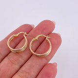 Candongas Daki 1.75 g / 2 cm Tres Oros 18K