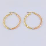 Candongas Lady 2.75 g / 3,1 cm Tres Oros 18K