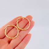 Candongas Lady 2.75 g / 3,1 cm Tres Oros 18K