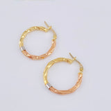 Candongas Lady 2.1 g / 2,5 cm Tres Oros 18K