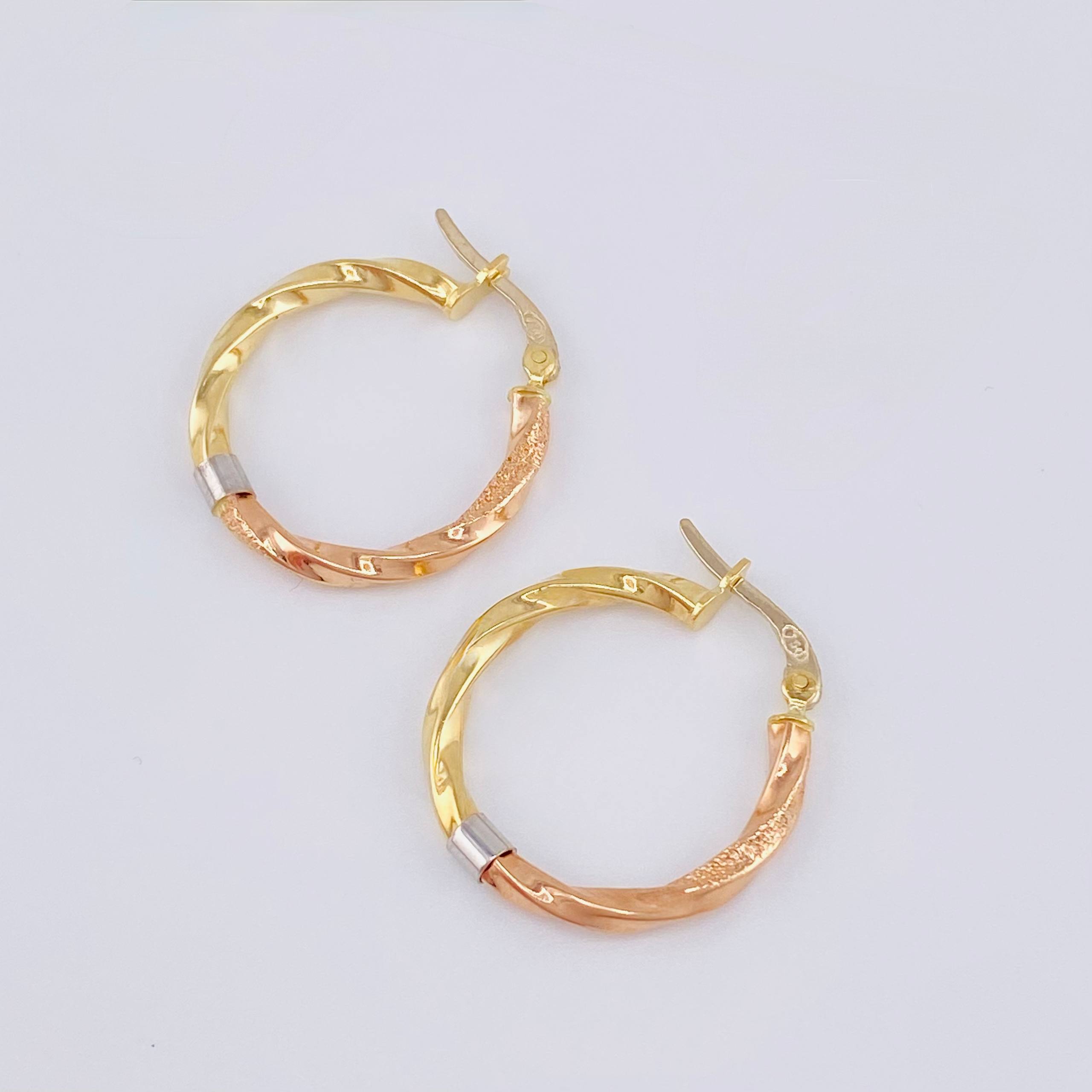 Candongas Lady 2.15 g / 2.5 cm Tres Oros 18K