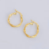 Candongas Melcocha 1.5 g / 2 cm Oro Amarillo 18K
