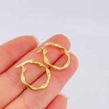Candongas Melcocha 1.5 g / 2 cm Oro Amarillo 18K
