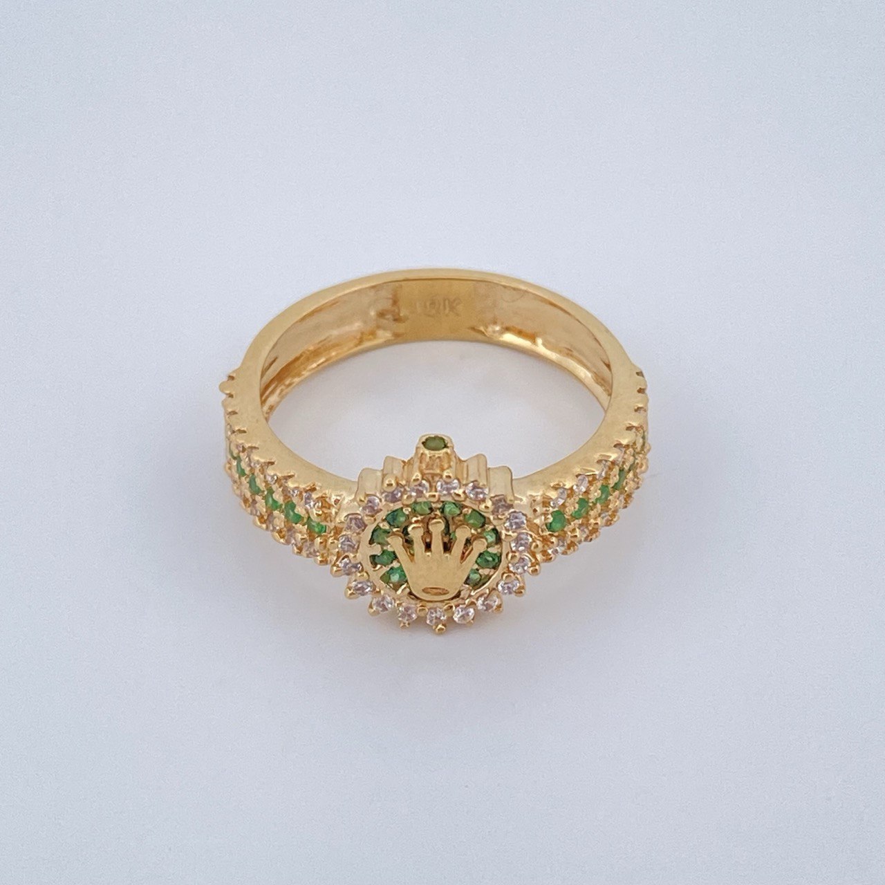 Anillo Corona Rx 3.5gr / T6 1/2 / Oro Amarillo 18K $